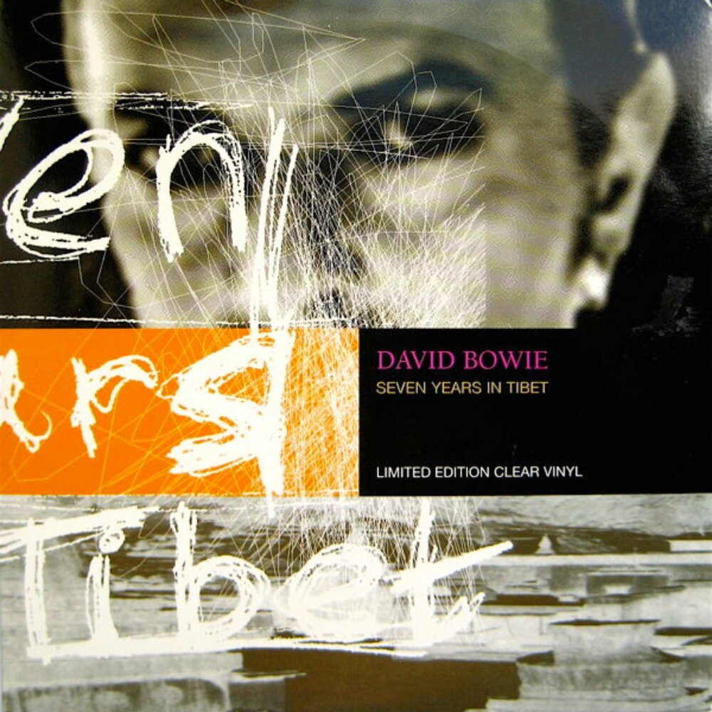 DAVID BOWIE Seven Years In Tibet 7" VINYL UK 1997 CLEAR WAX RCA ‎7432151254 NEW